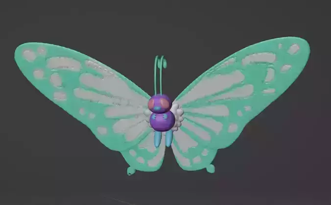 Butterfree Gigantamax 3D print model