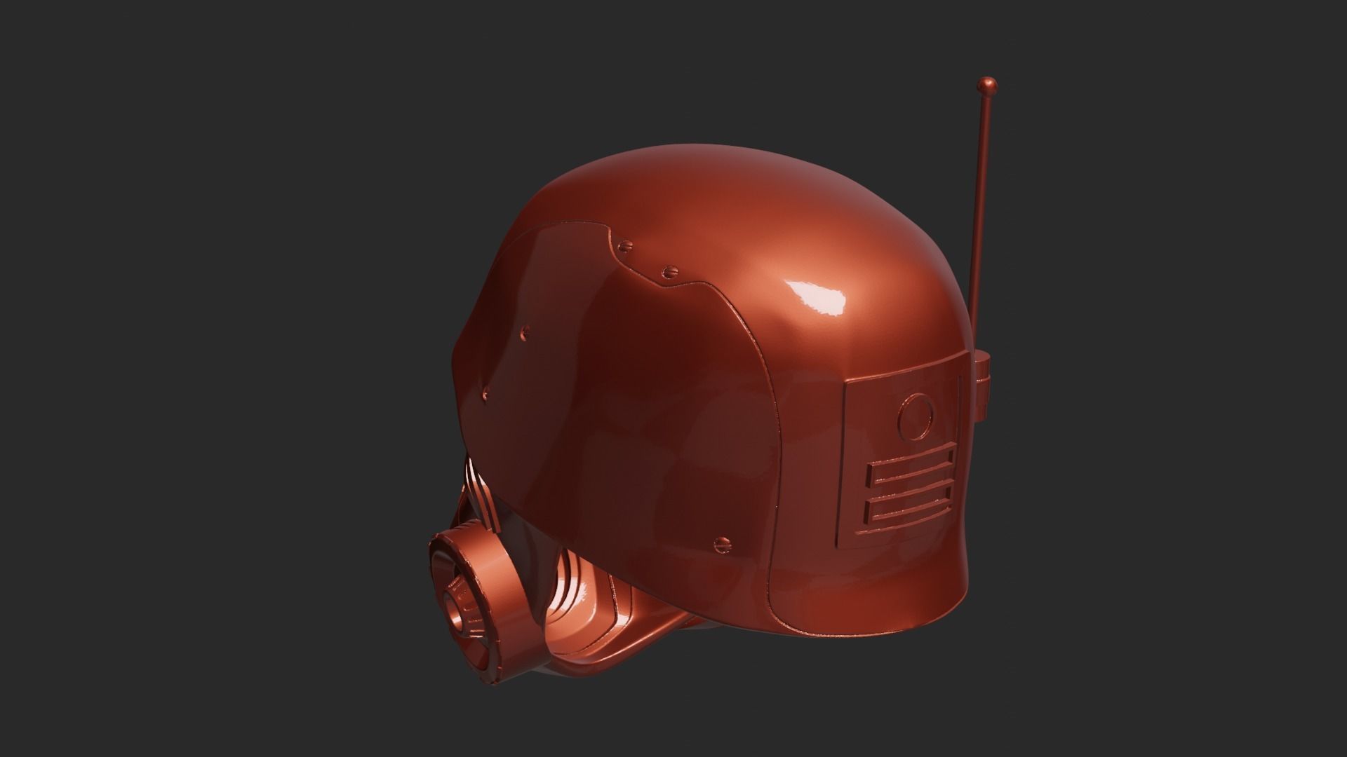 Helmet NCR Fallout Elite 3D print model_5