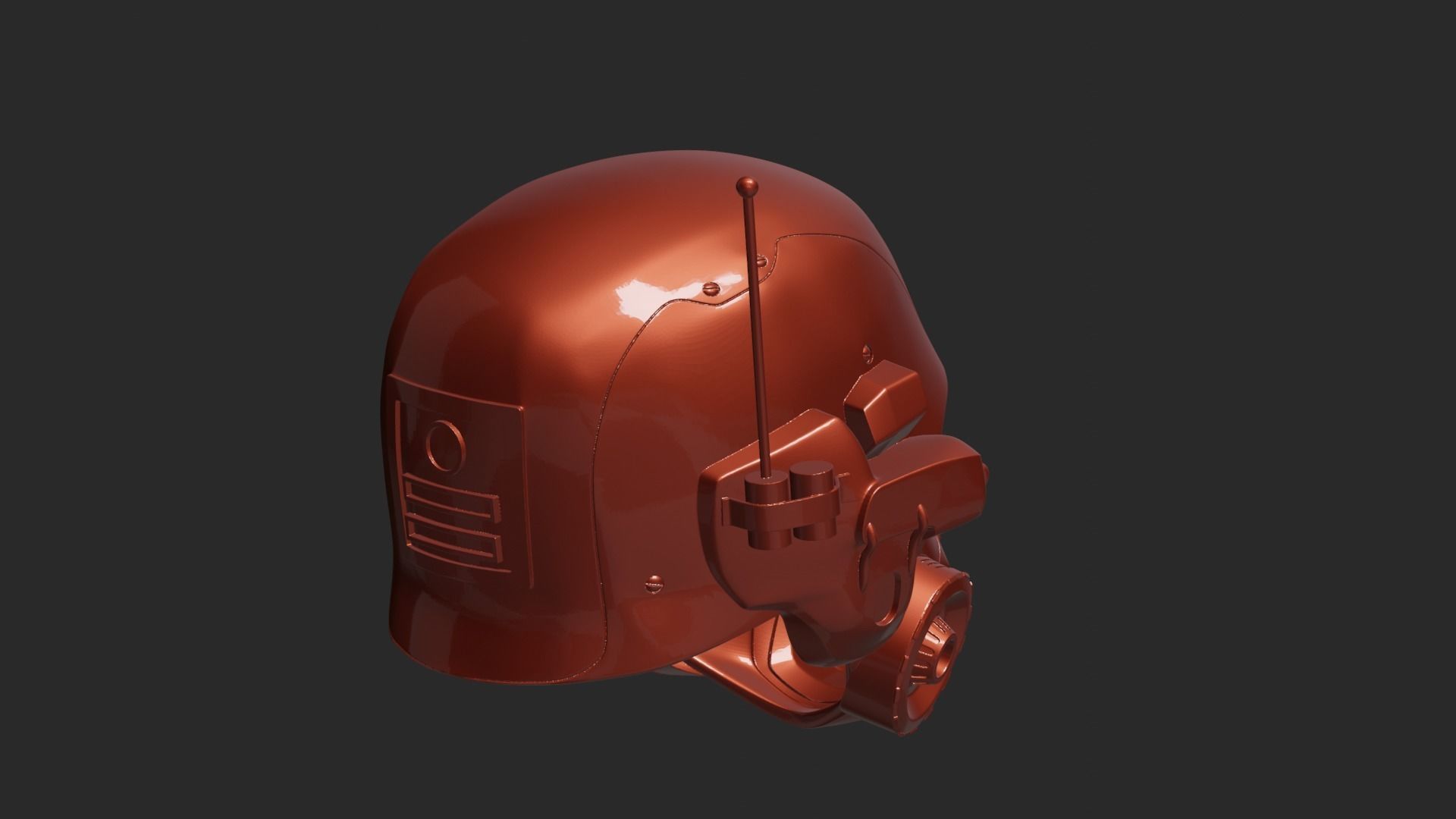 Helmet NCR Fallout Elite 3D print model_6