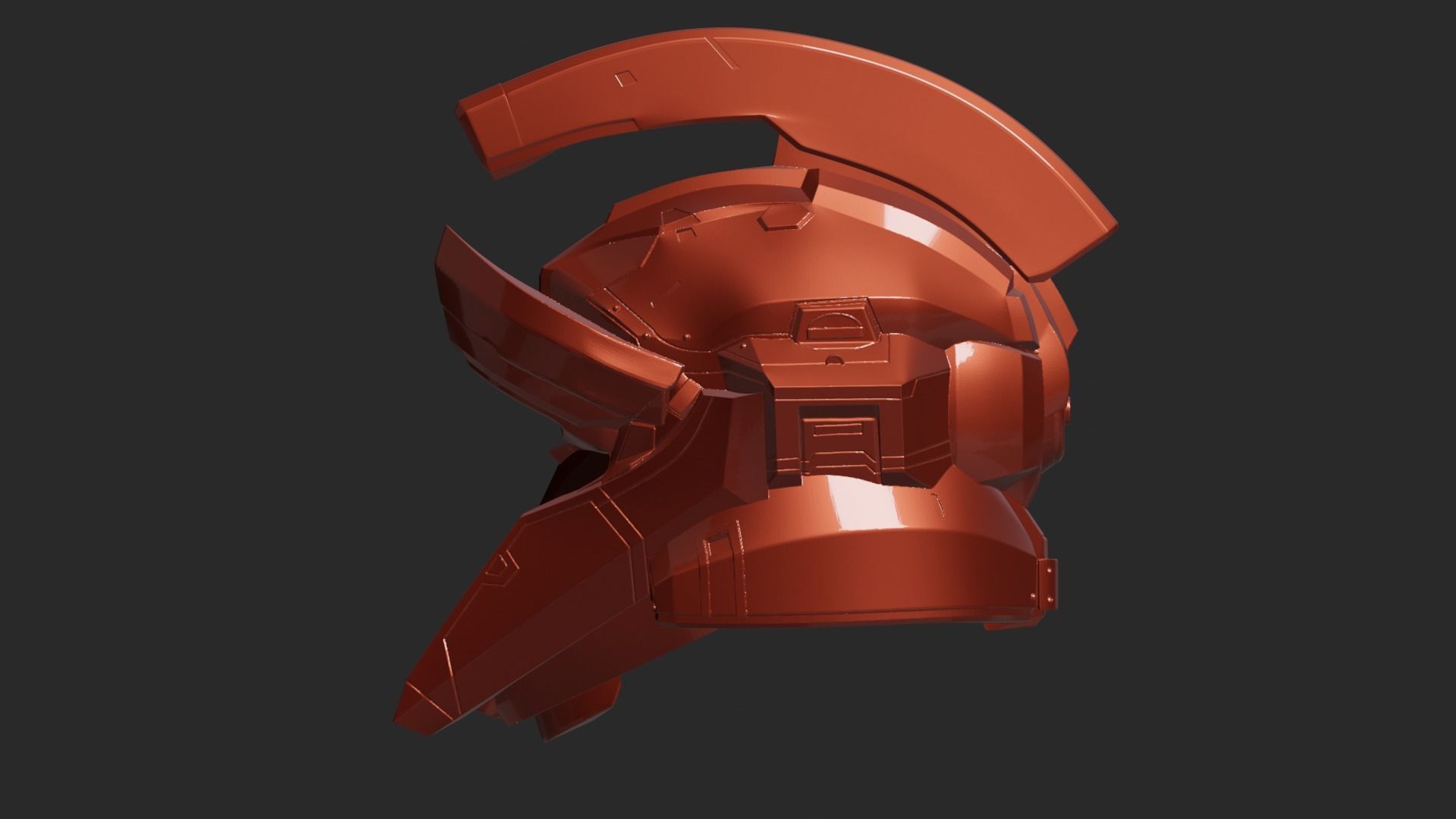 Helmet Ares 3D print model_4