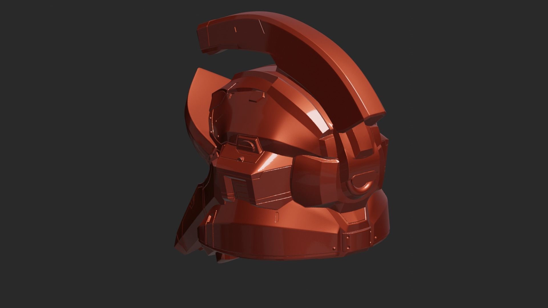 Helmet Ares 3D print model_5