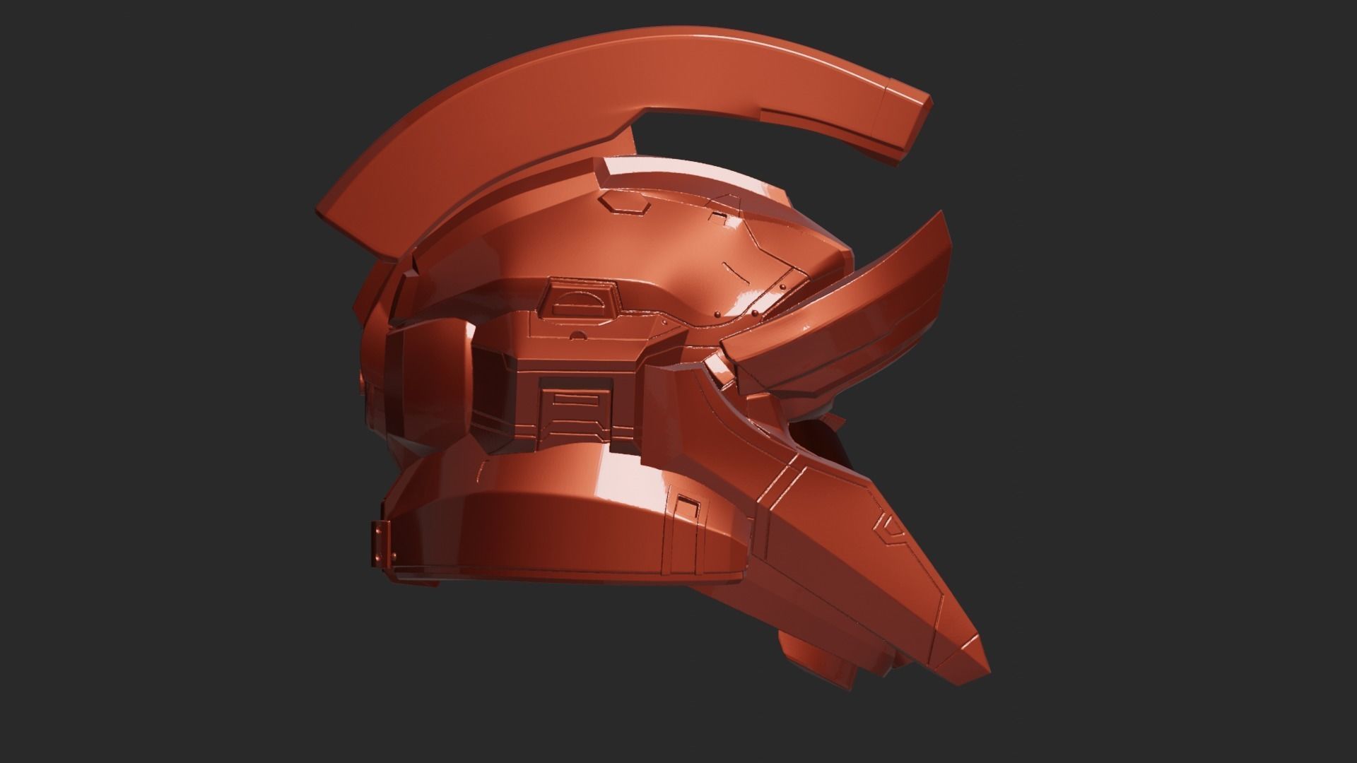 Helmet Ares 3D print model_3