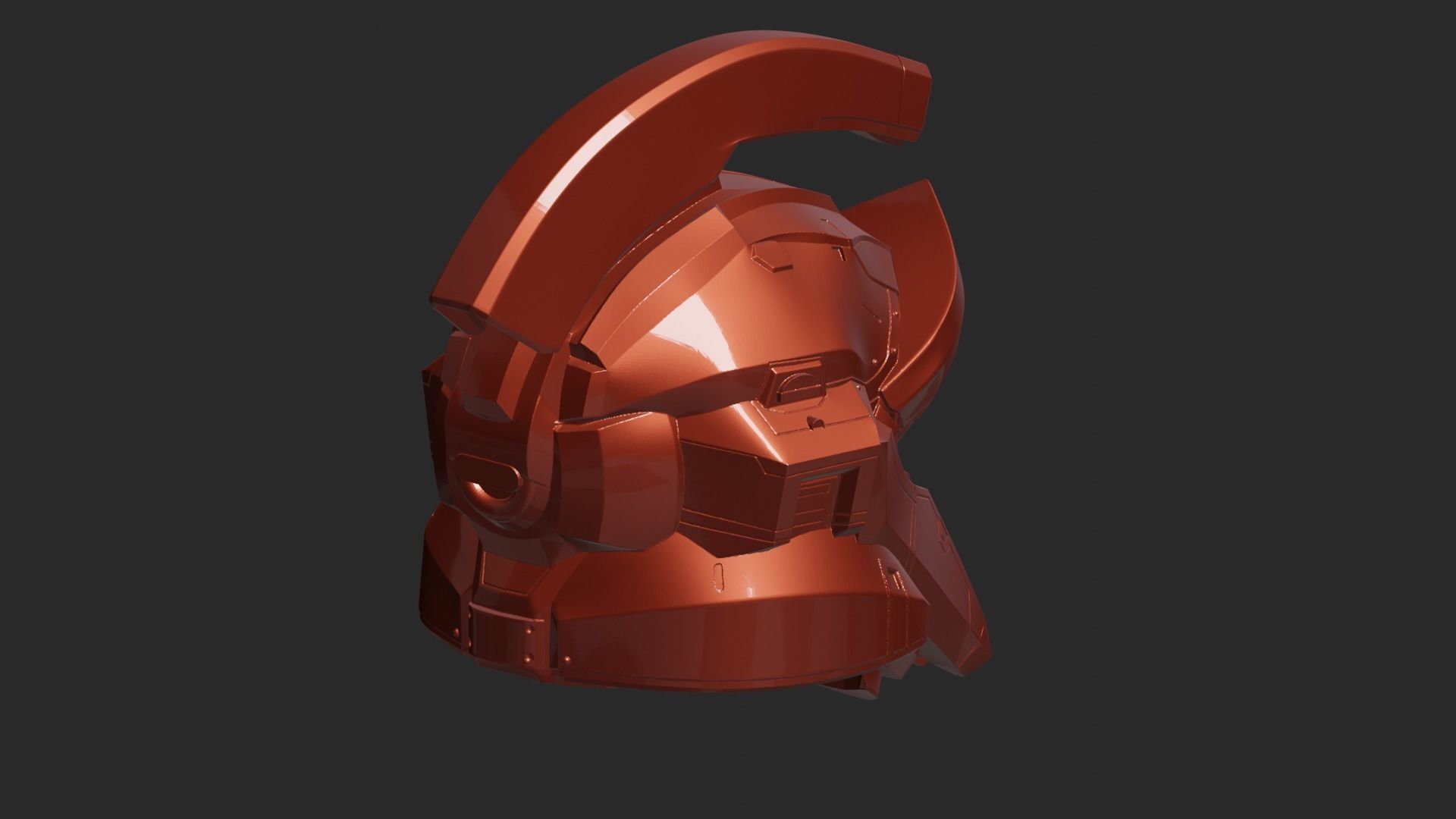Helmet Ares 3D print model_6