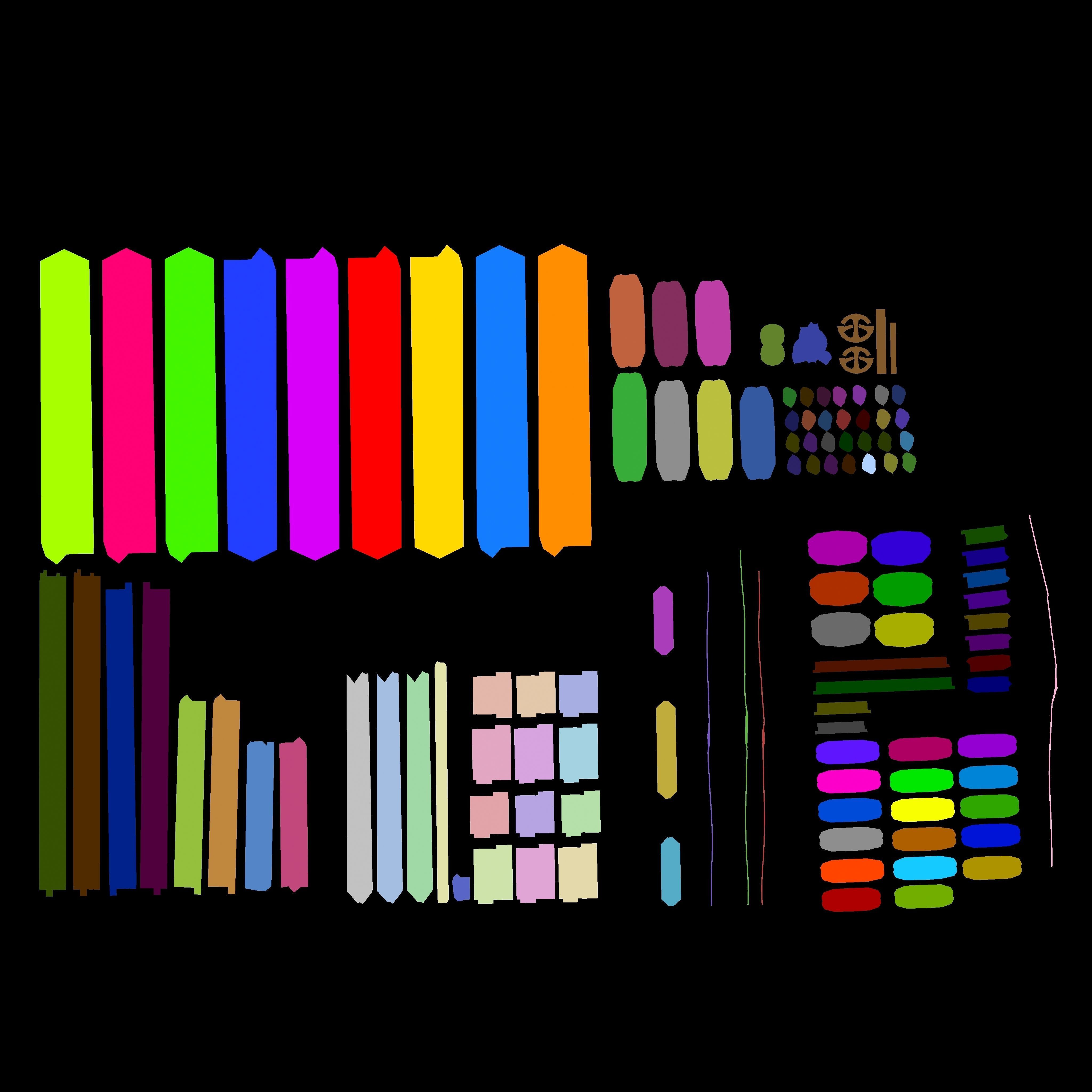 Wooden game asset entrance porch Low-poly 3D model_8