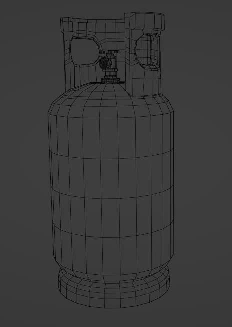 gas tank 3D model_2