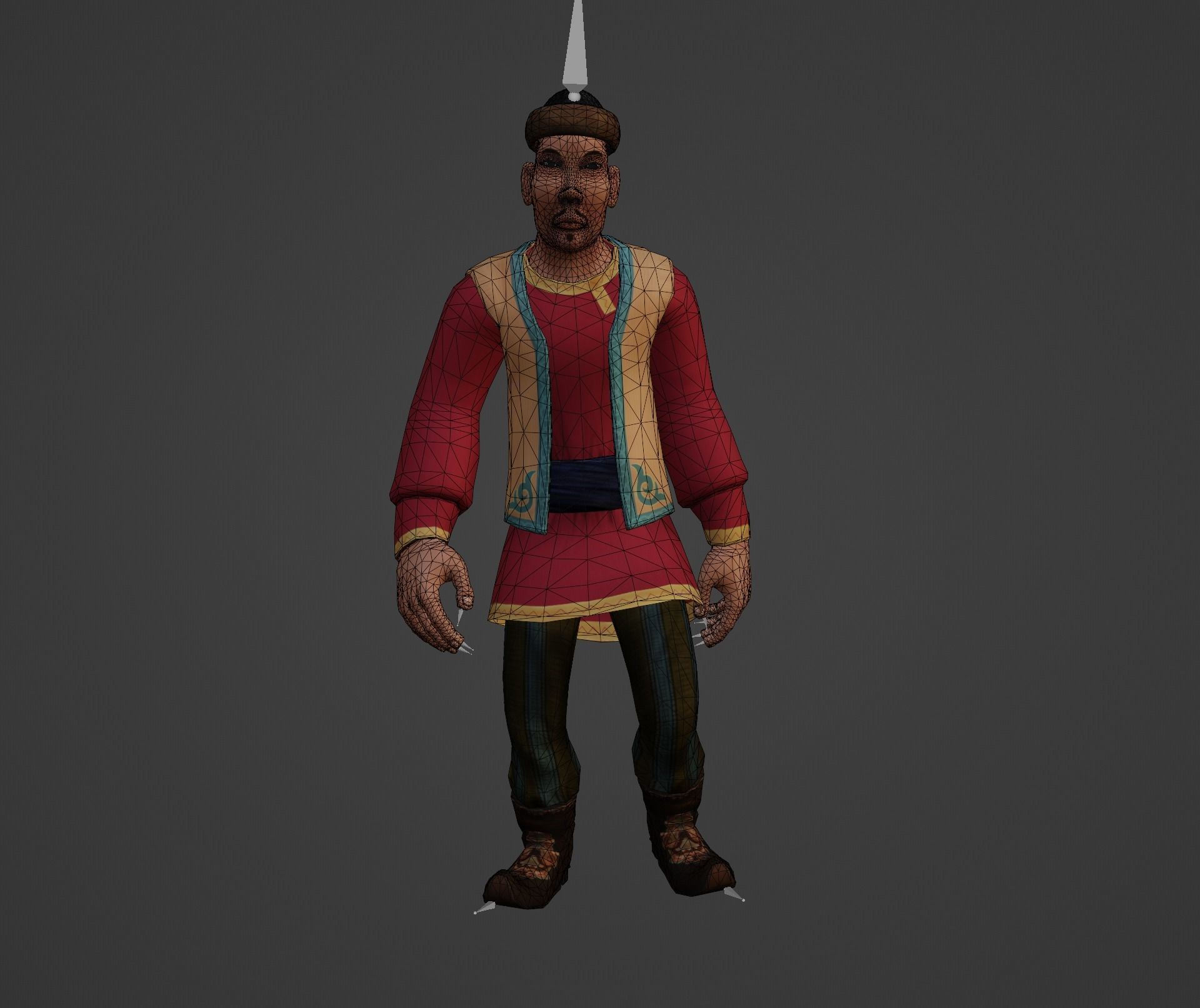 Aslan Character Animated Low-poly 3D model_5