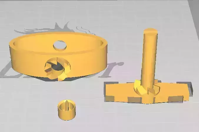 Electric fence wire tensioner 3D print model