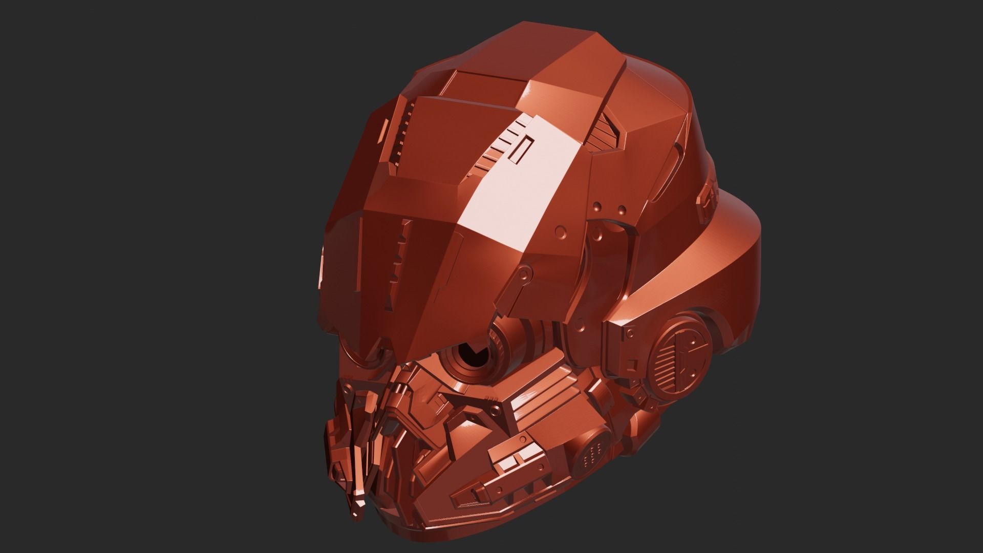 Hellghast 2 Helmet 3D print model_1