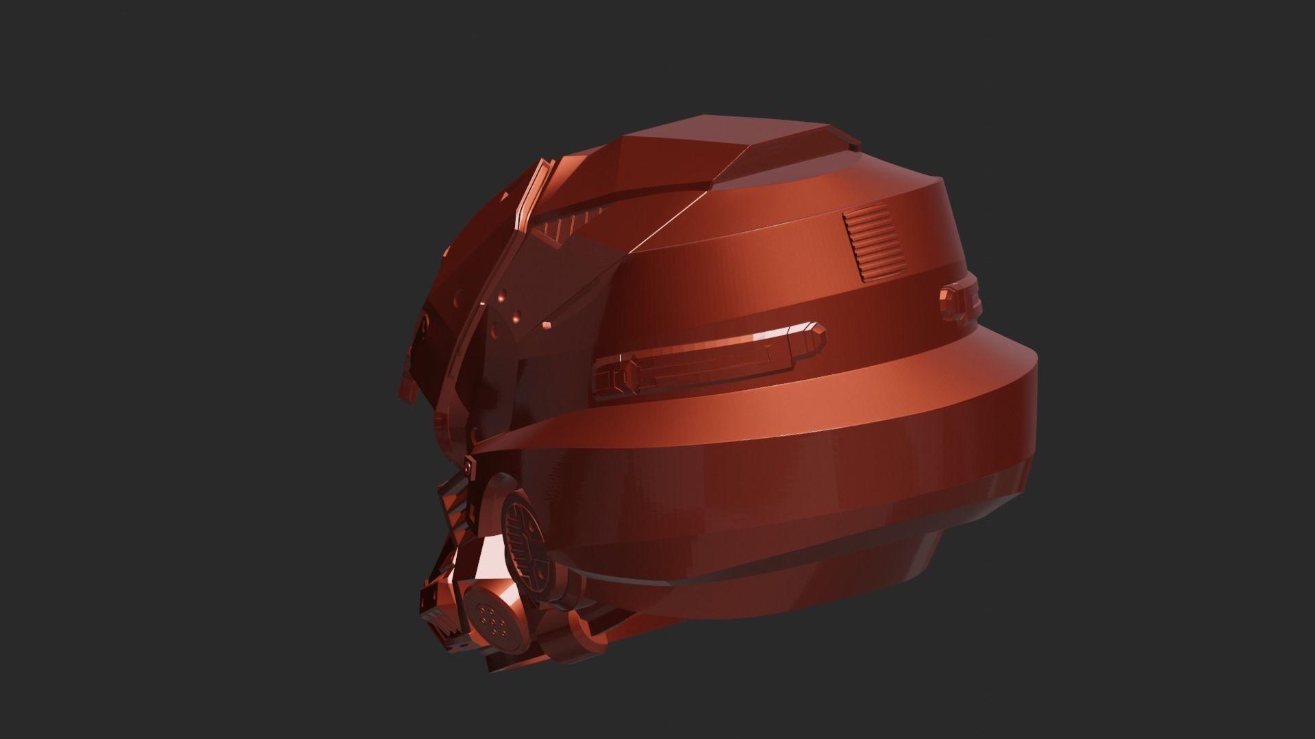 Hellghast 2 Helmet 3D print model_5