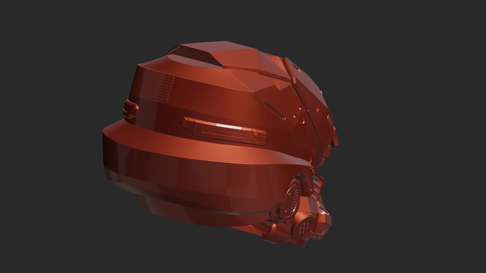 Hellghast 2 Helmet 3D print model_6