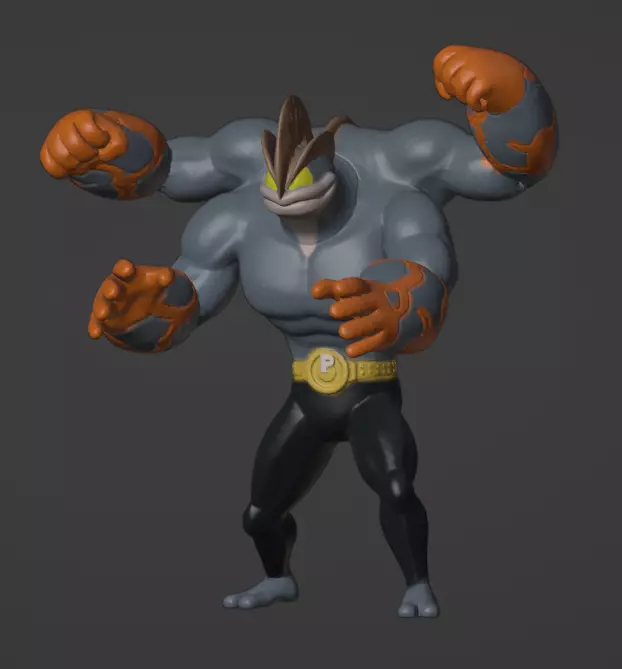 Machamp Gigantamax 3D print model_0