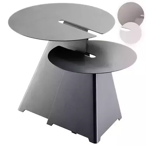 B-Line ABRA Round steel coffee table
