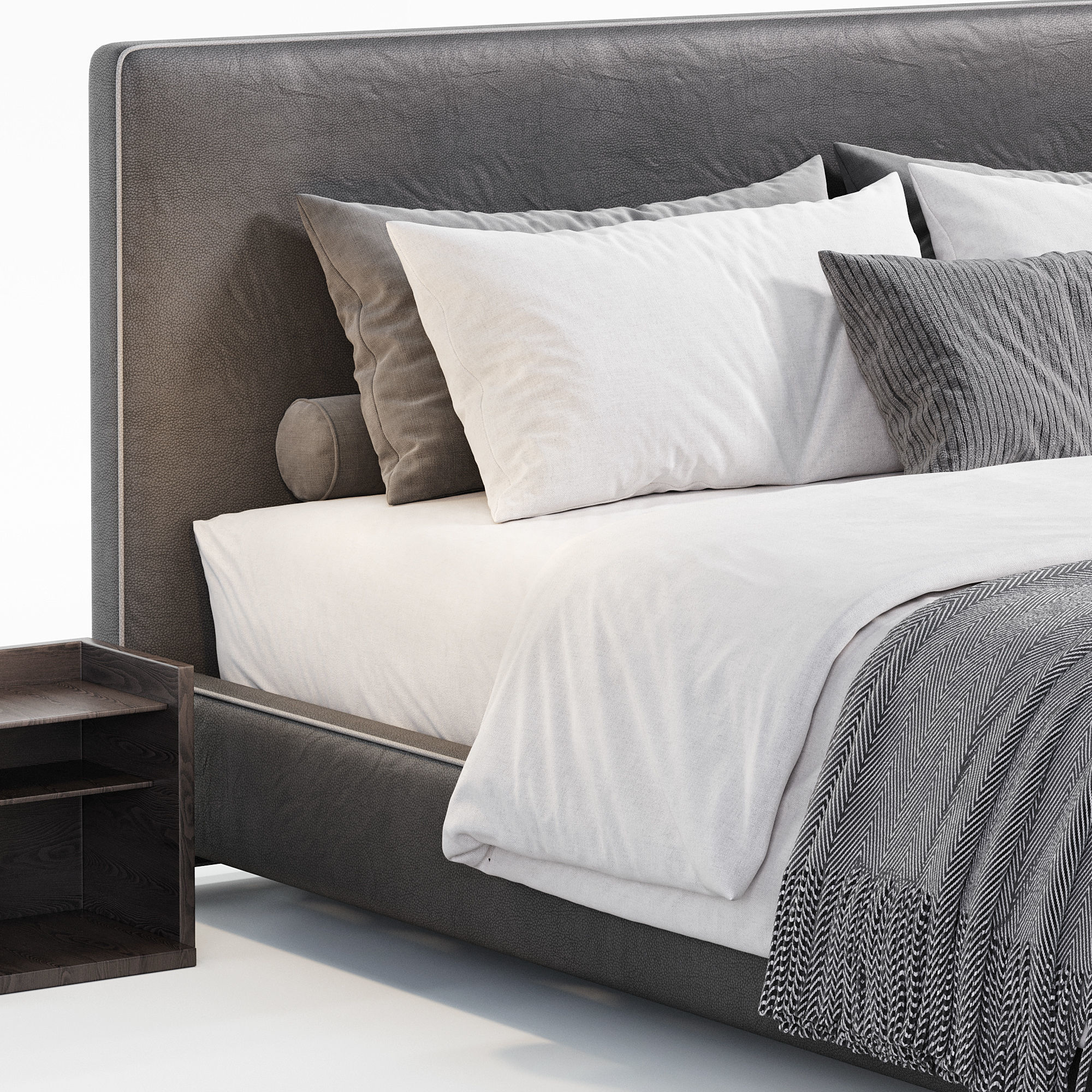 Barolo bed by Comocasa 3D model_2