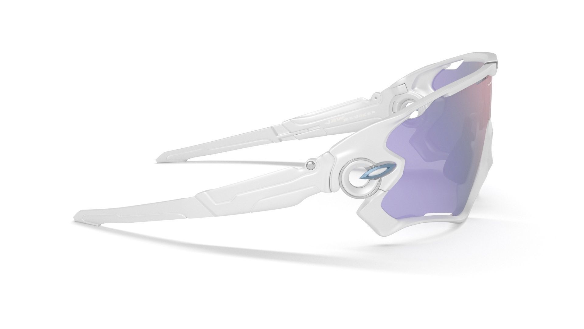 Sunglass Jawbreaker Prizm Snow Sapphire Lenses Polished White 3D model_20
