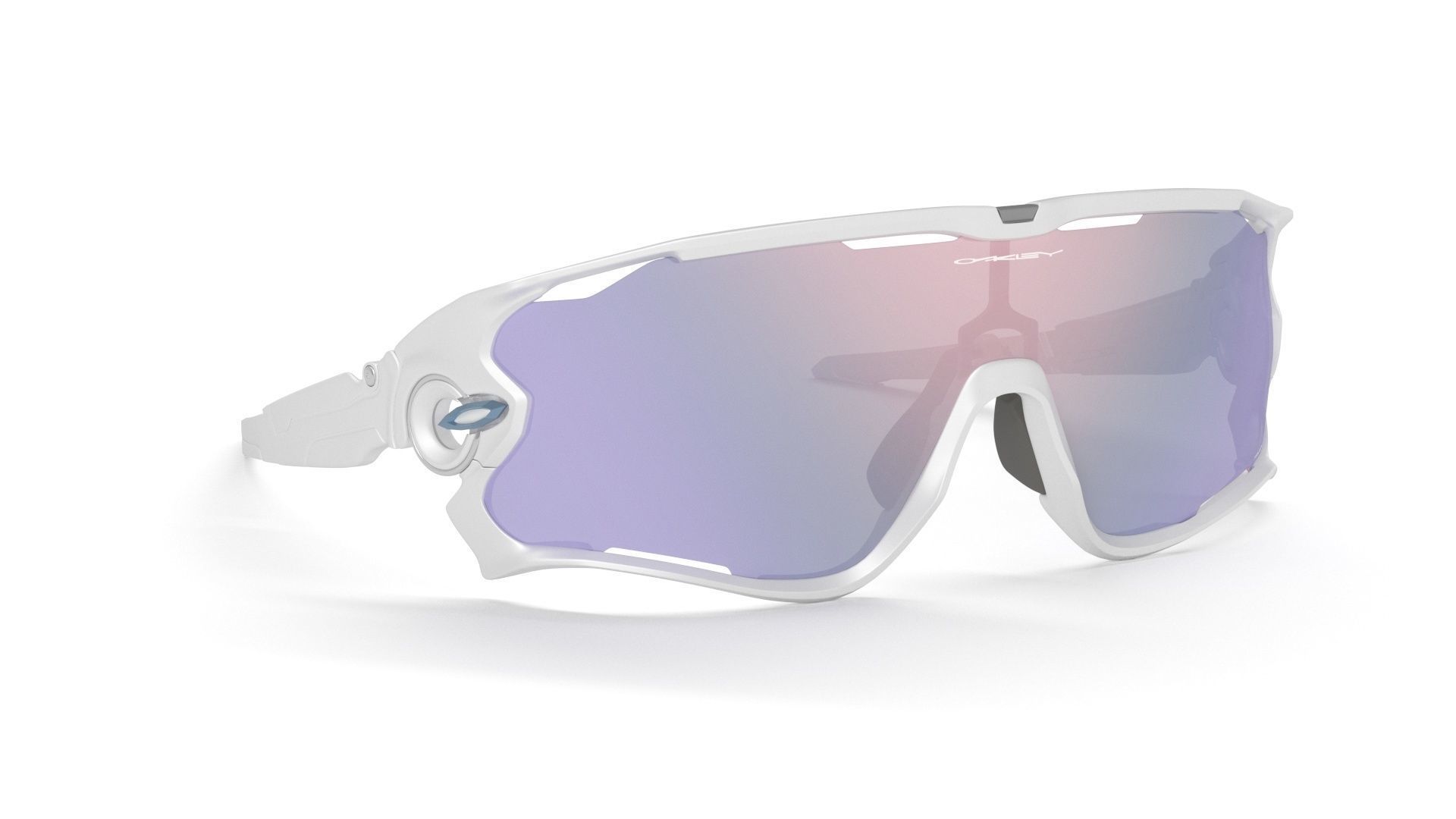 Sunglass Jawbreaker Prizm Snow Sapphire Lenses Polished White 3D model_18