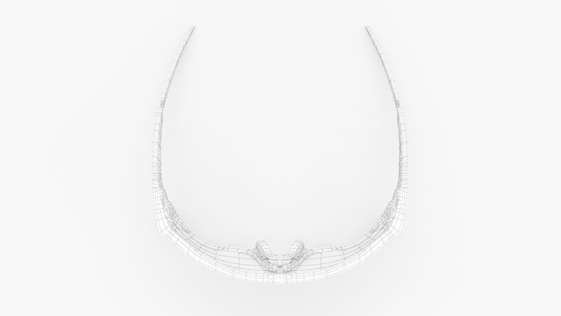 Sunglass Jawbreaker Prizm Snow Sapphire Lenses Polished White 3D model_11