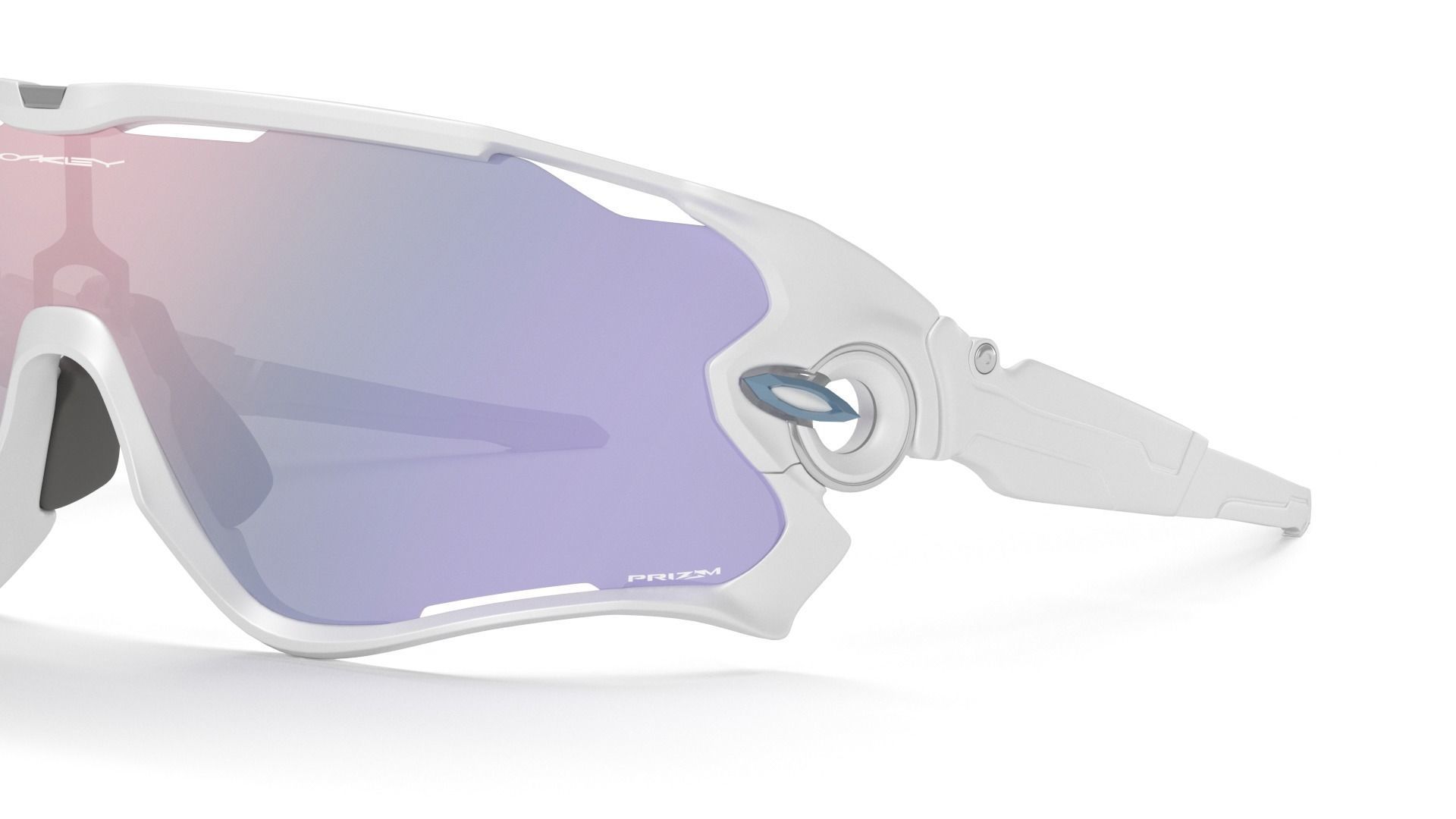 Sunglass Jawbreaker Prizm Snow Sapphire Lenses Polished White 3D model_2