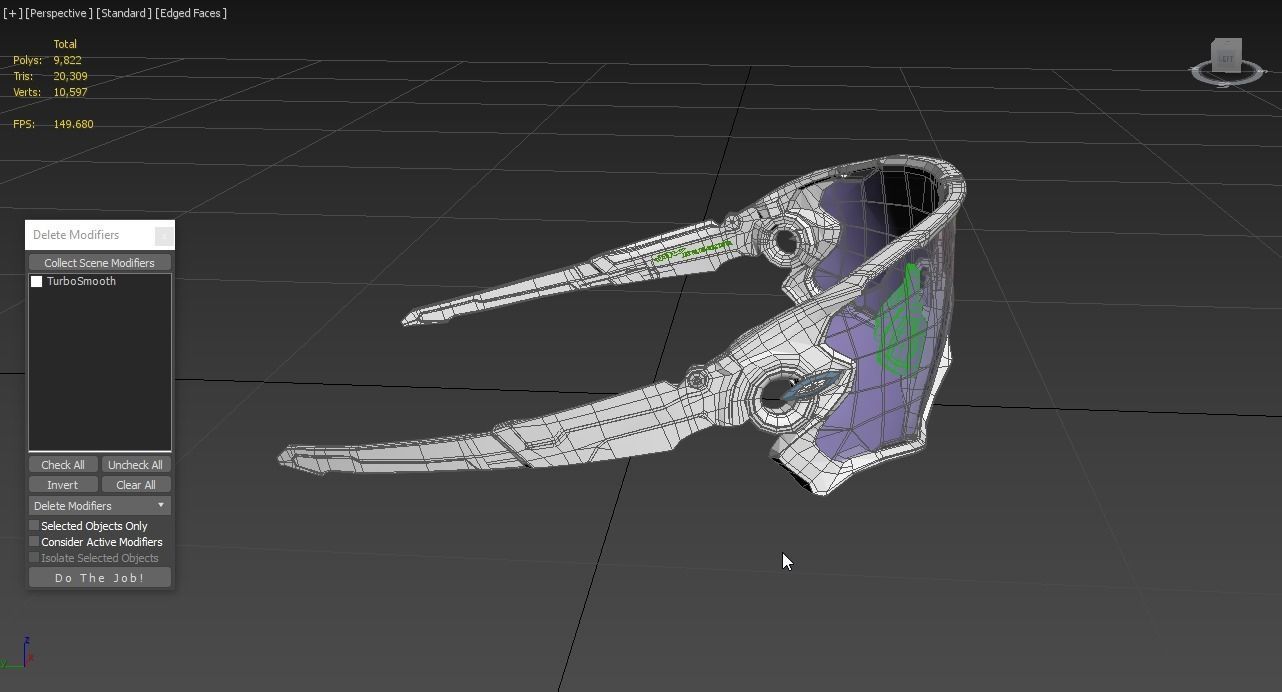 Sunglass Jawbreaker Prizm Snow Sapphire Lenses Polished White 3D model_6