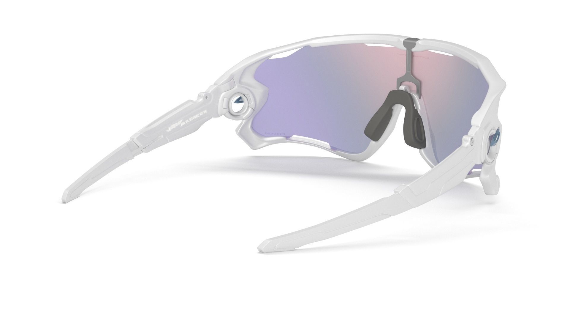 Sunglass Jawbreaker Prizm Snow Sapphire Lenses Polished White 3D model_22