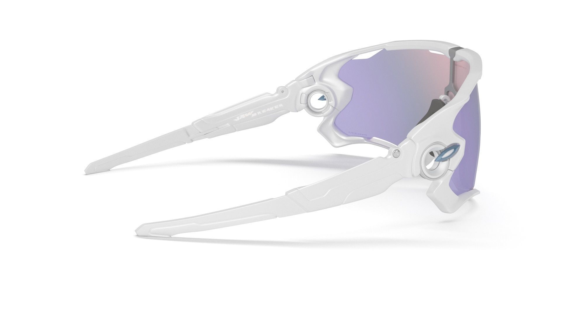 Sunglass Jawbreaker Prizm Snow Sapphire Lenses Polished White 3D model_21