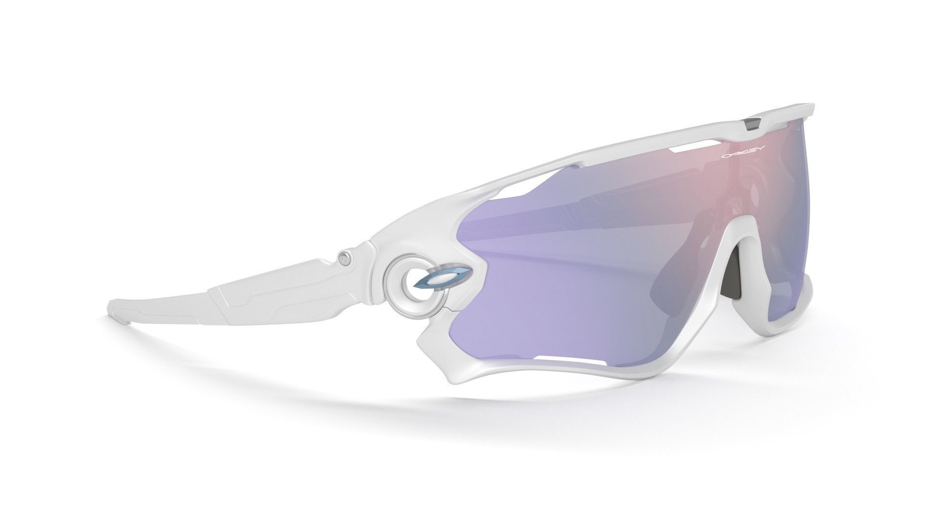 Sunglass Jawbreaker Prizm Snow Sapphire Lenses Polished White 3D model_19