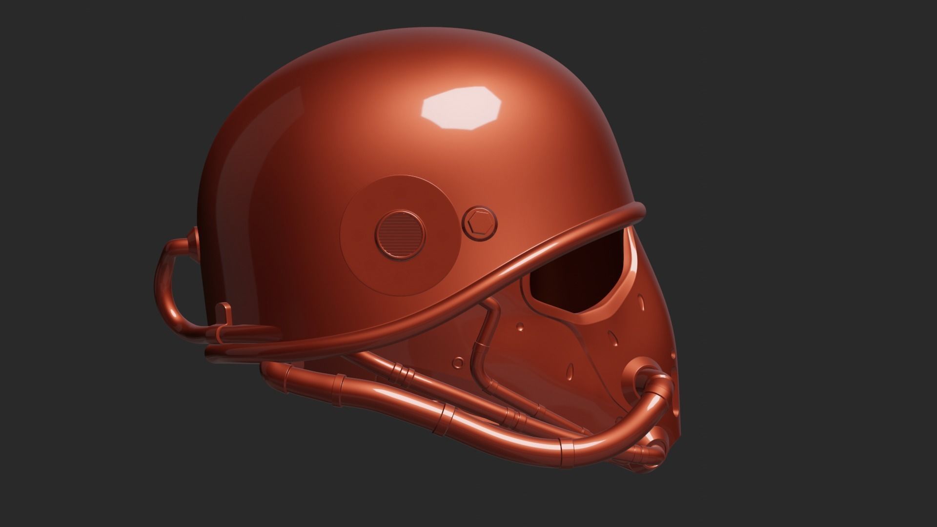 Fallout Helmet 3D print model_3