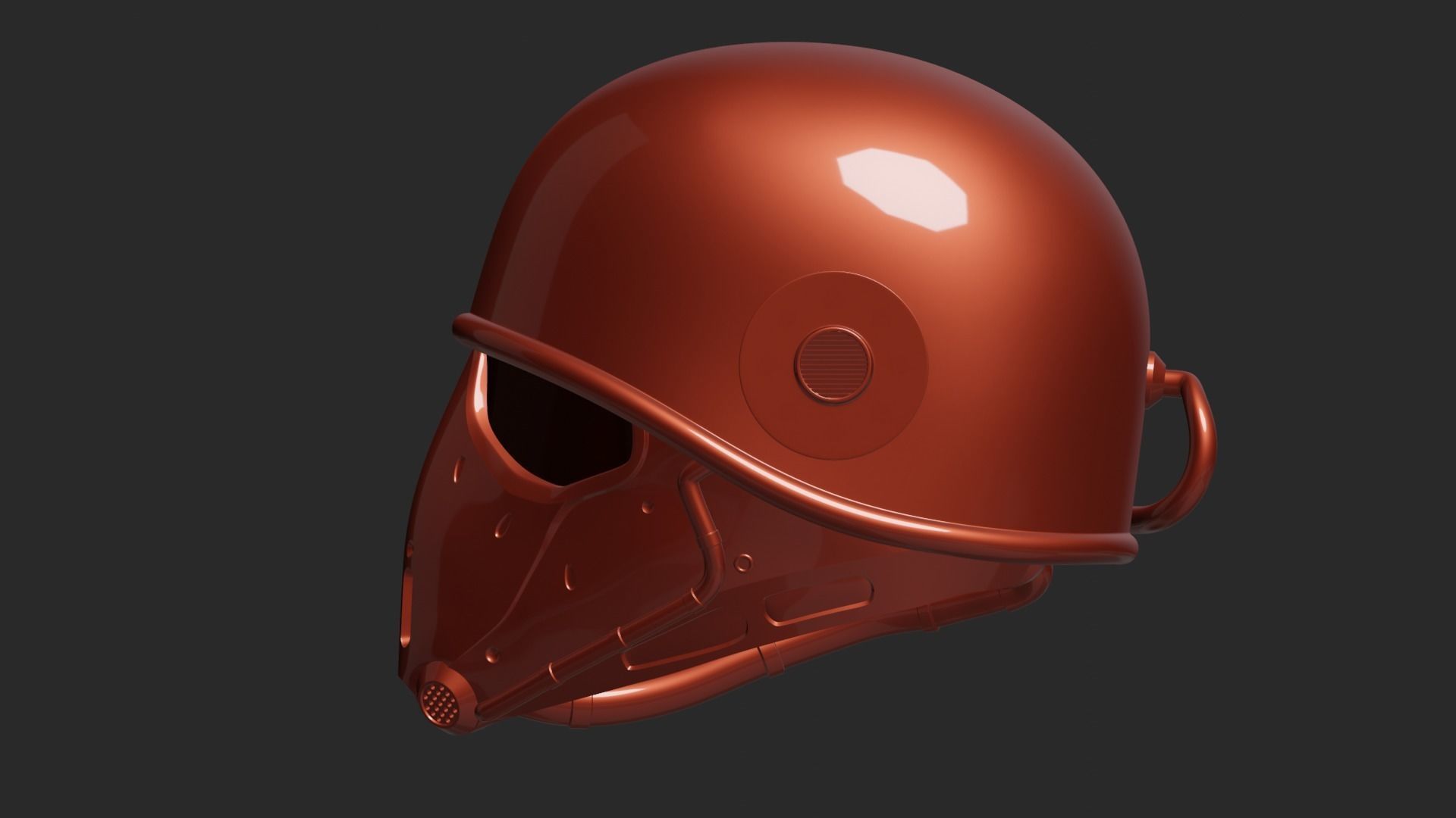 Fallout Helmet 3D print model_4