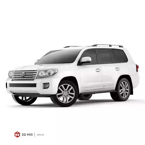 Toyota Land Cruiser 2013 Low-poly 3D model