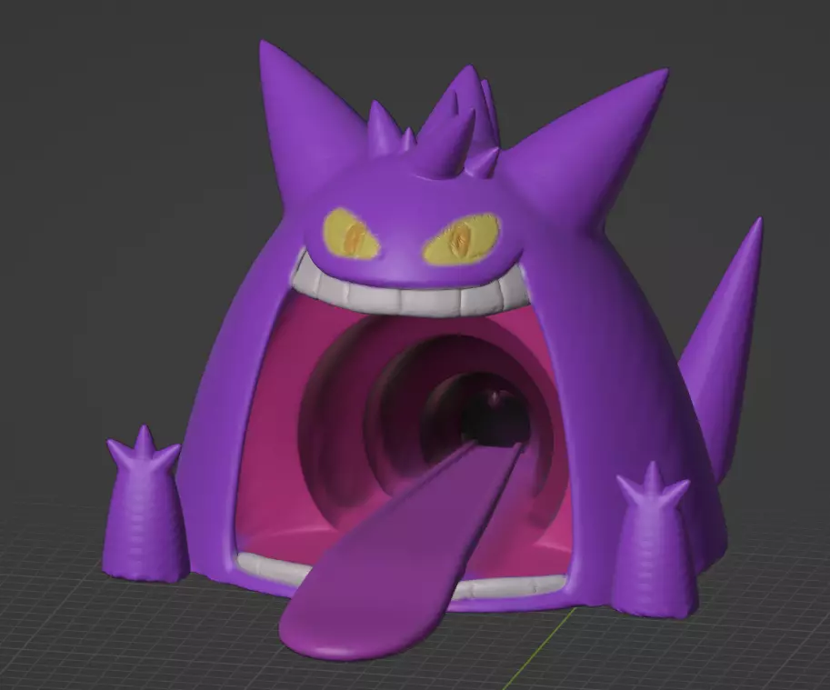 Gengar Gigantamax 3D print model_0