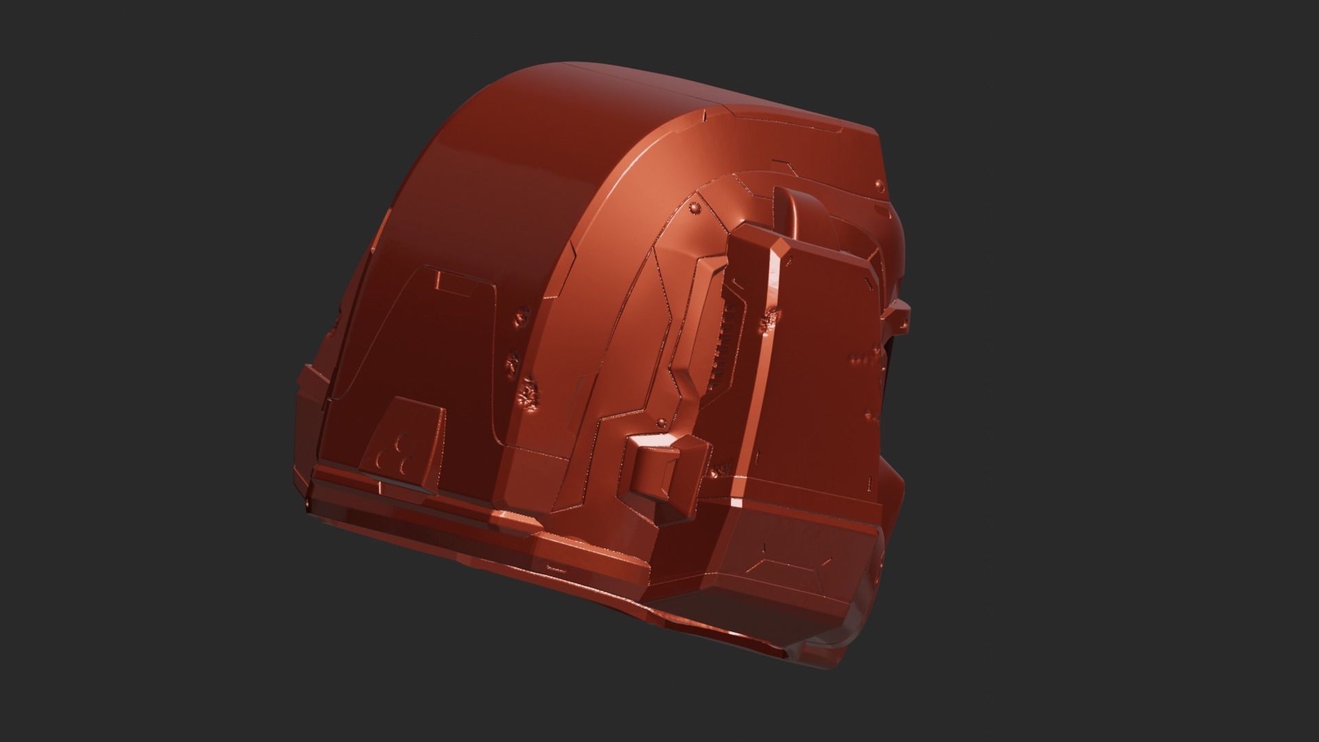 doom 3dv Helmet 3D print model_6