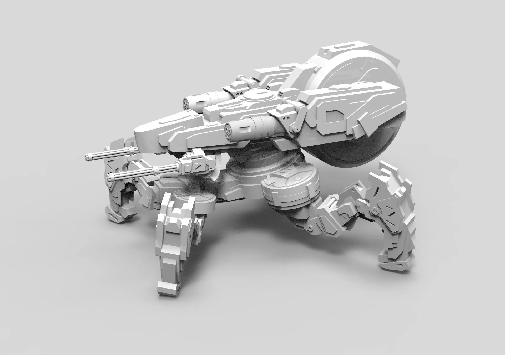 Spider Tank 3D print model_0