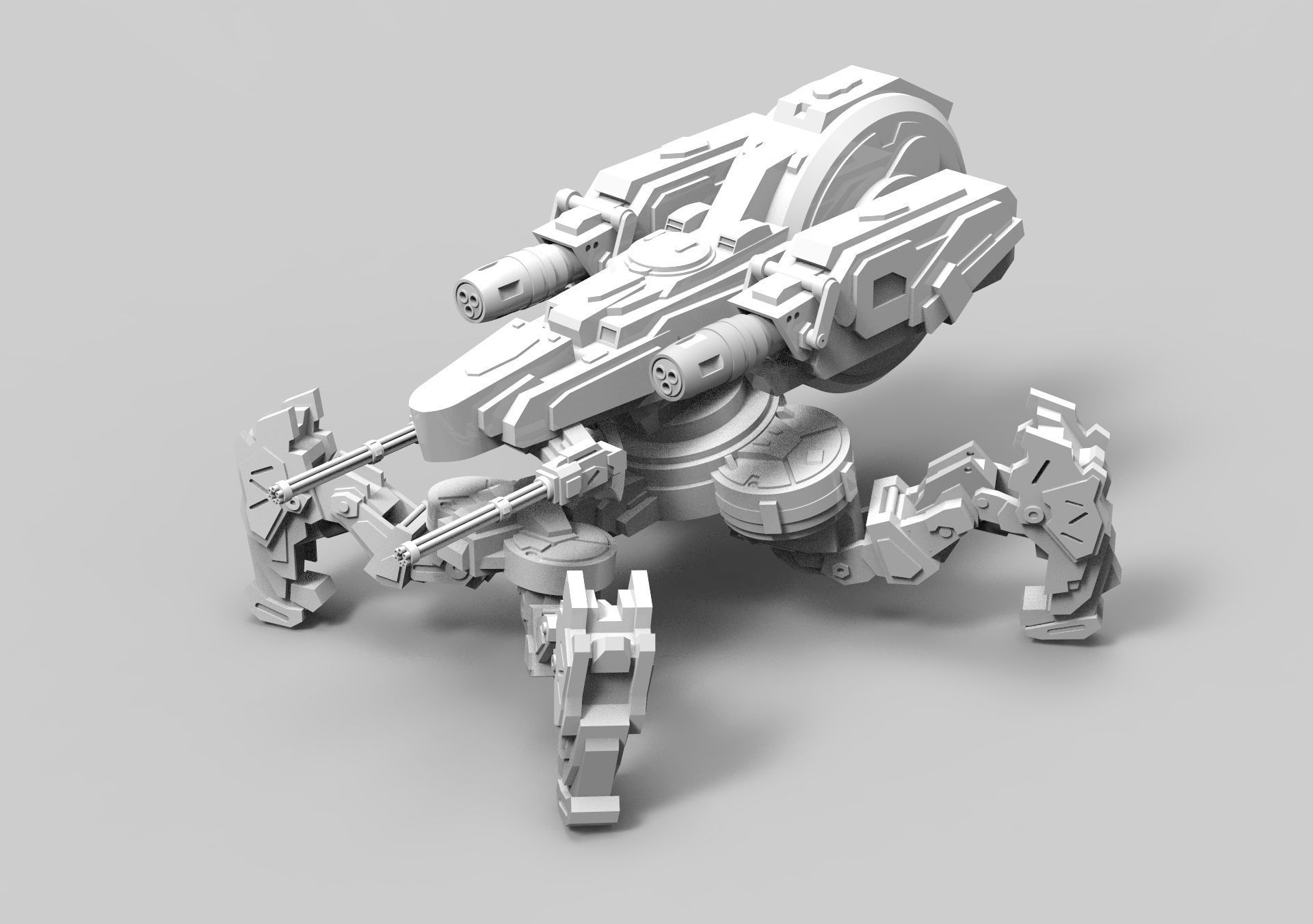 Spider Tank 3D print model_1