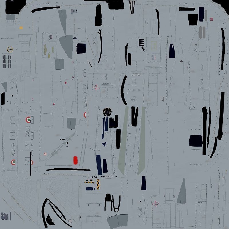 EuroFighter Typhoon - Fully Rigged- high resolution textures  Low-poly 3D model_31