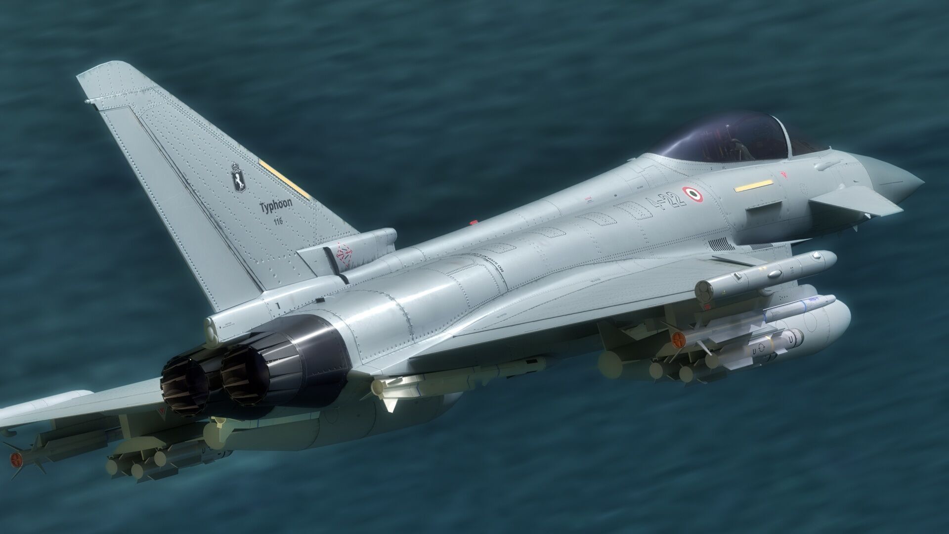 EuroFighter Typhoon - Fully Rigged- high resolution textures  Low-poly 3D model_5