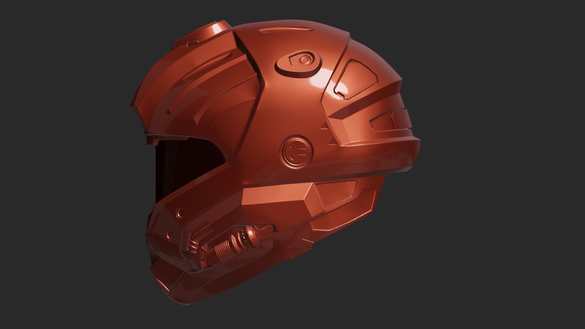Halo CQB Helmet 3D print model_4