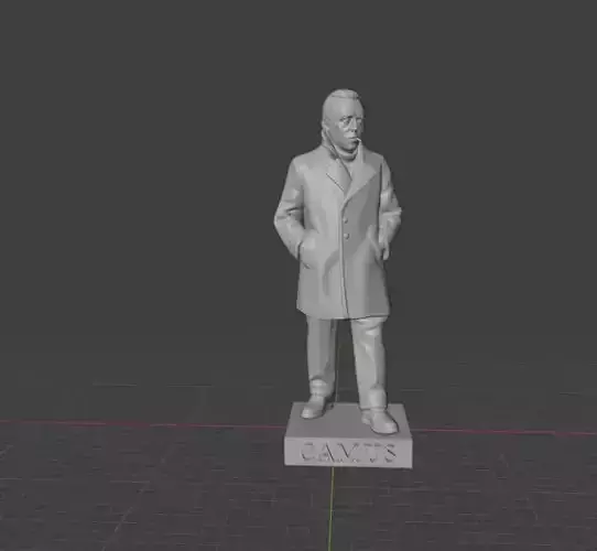Albert Camus 3D print model