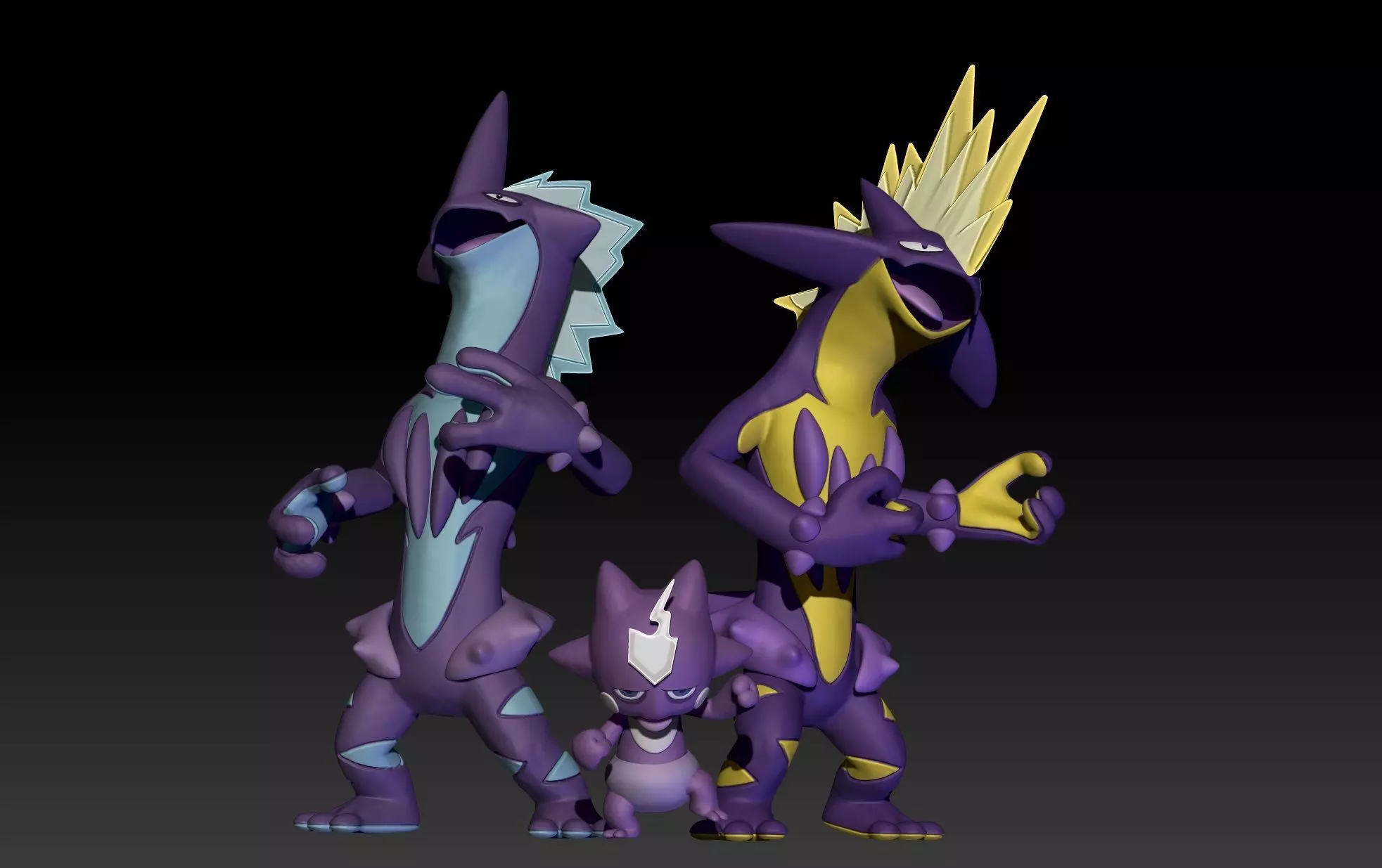 Pokemon Toxel Toxtricity 3D print model_0