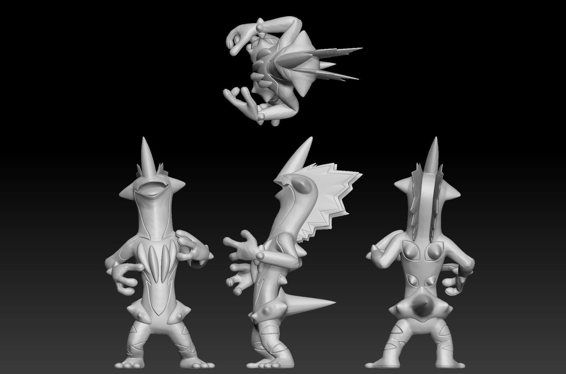 Pokemon Toxel Toxtricity 3D print model_5