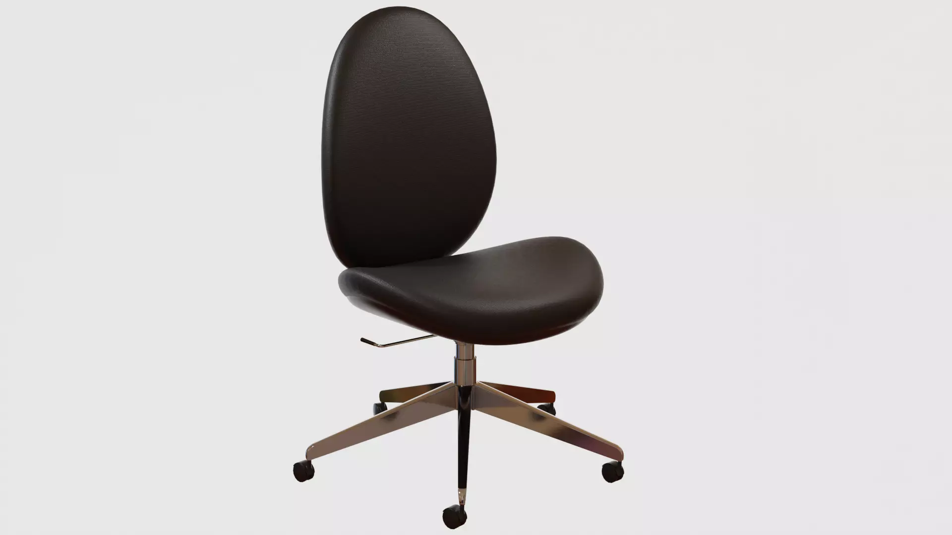 Computer Chair Low-poly 3D model