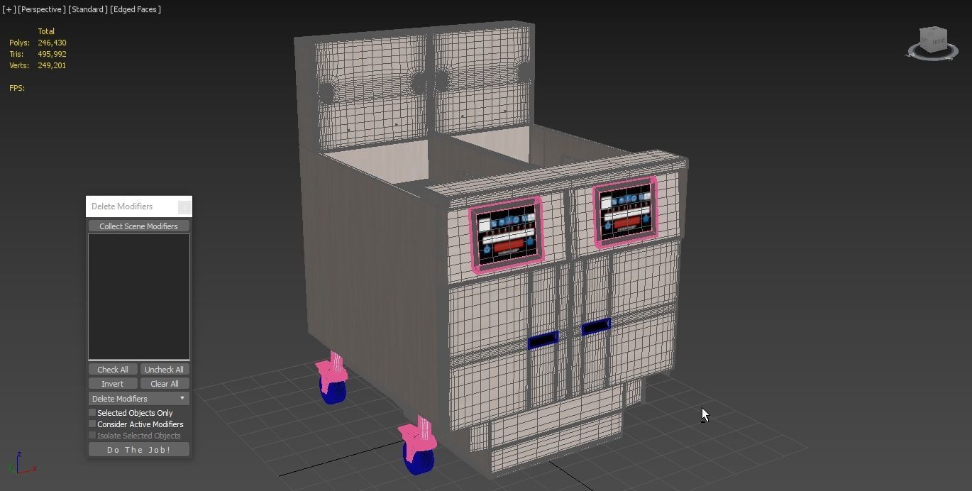 Ultrafryer UG14 Commercial Fryer 3D model_2