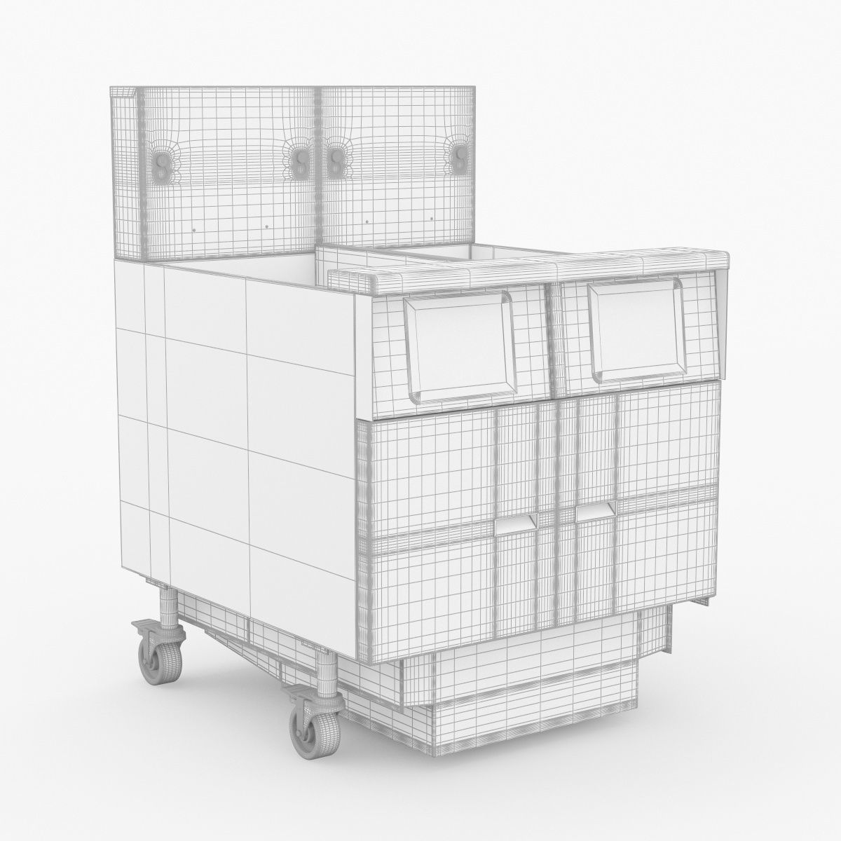 Ultrafryer UG14 Commercial Fryer 3D model_35