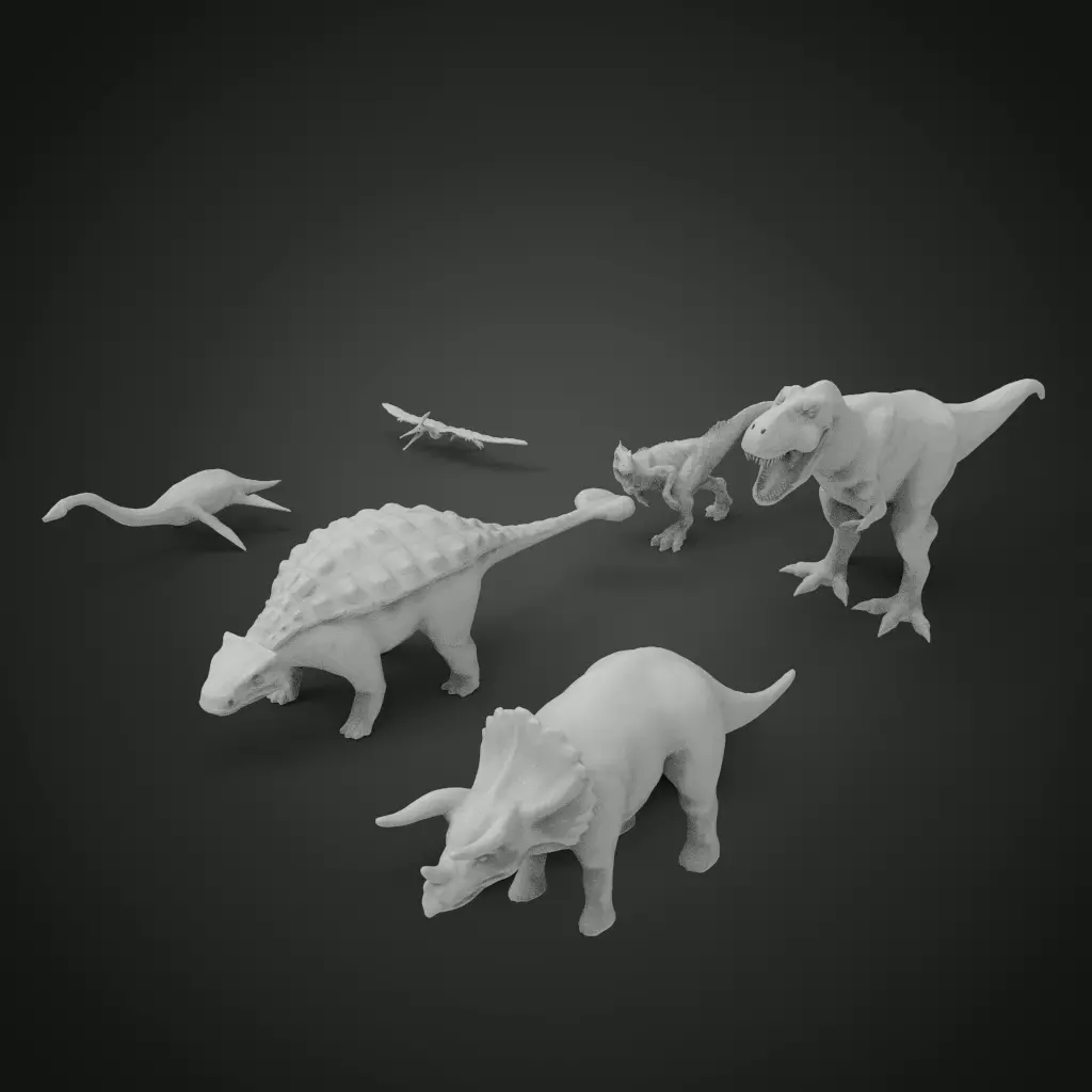 Dino pack for 3D-Printing 3D print model_0
