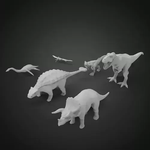 Dino pack for 3D-Printing 3D print model