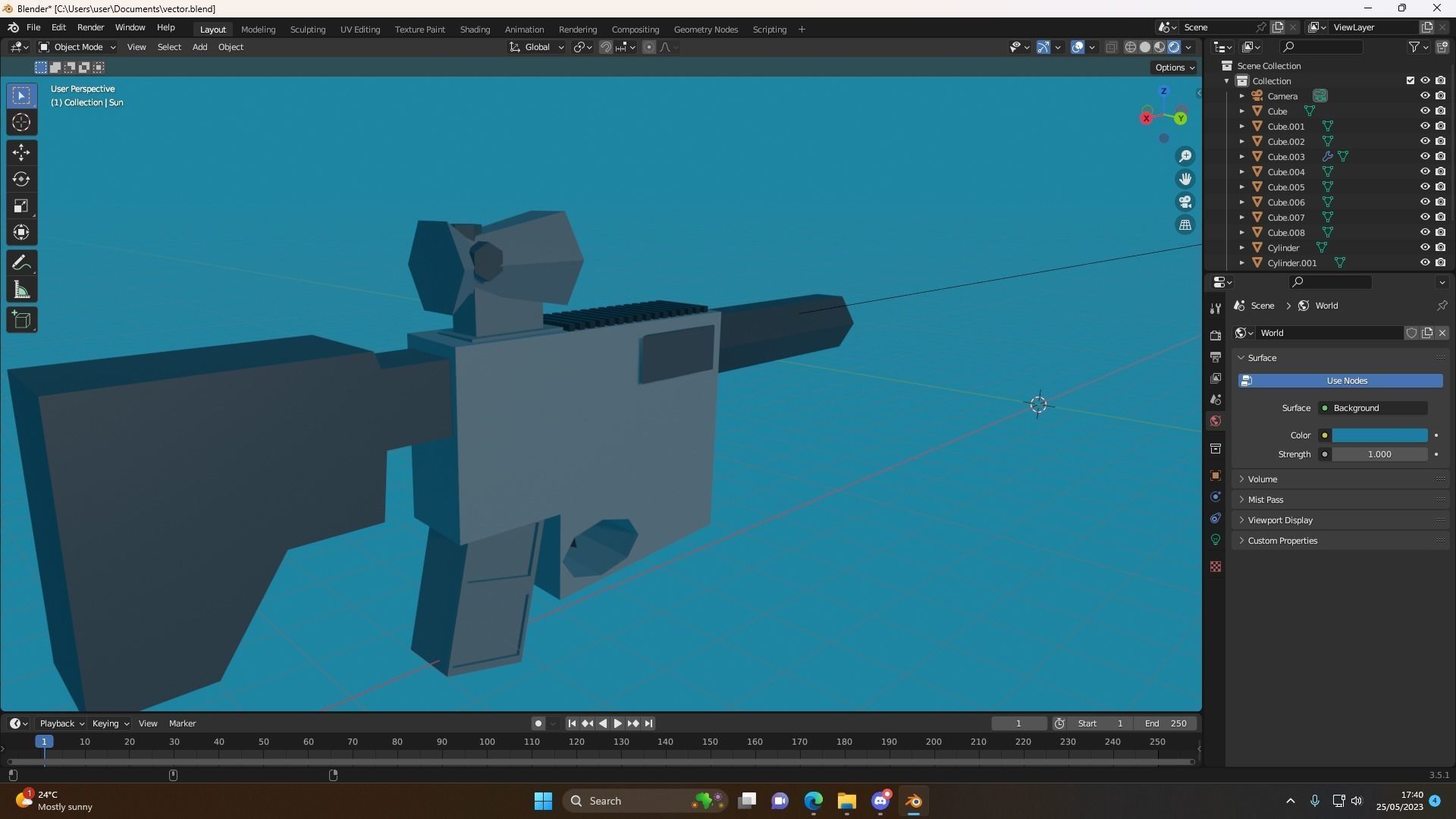 Vector Free low-poly 3D model_13