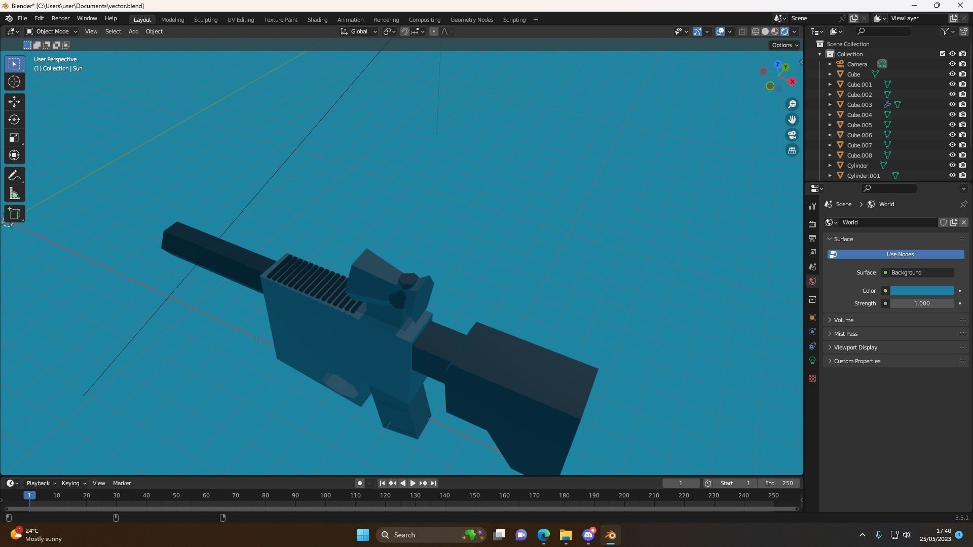 Vector Free low-poly 3D model_14