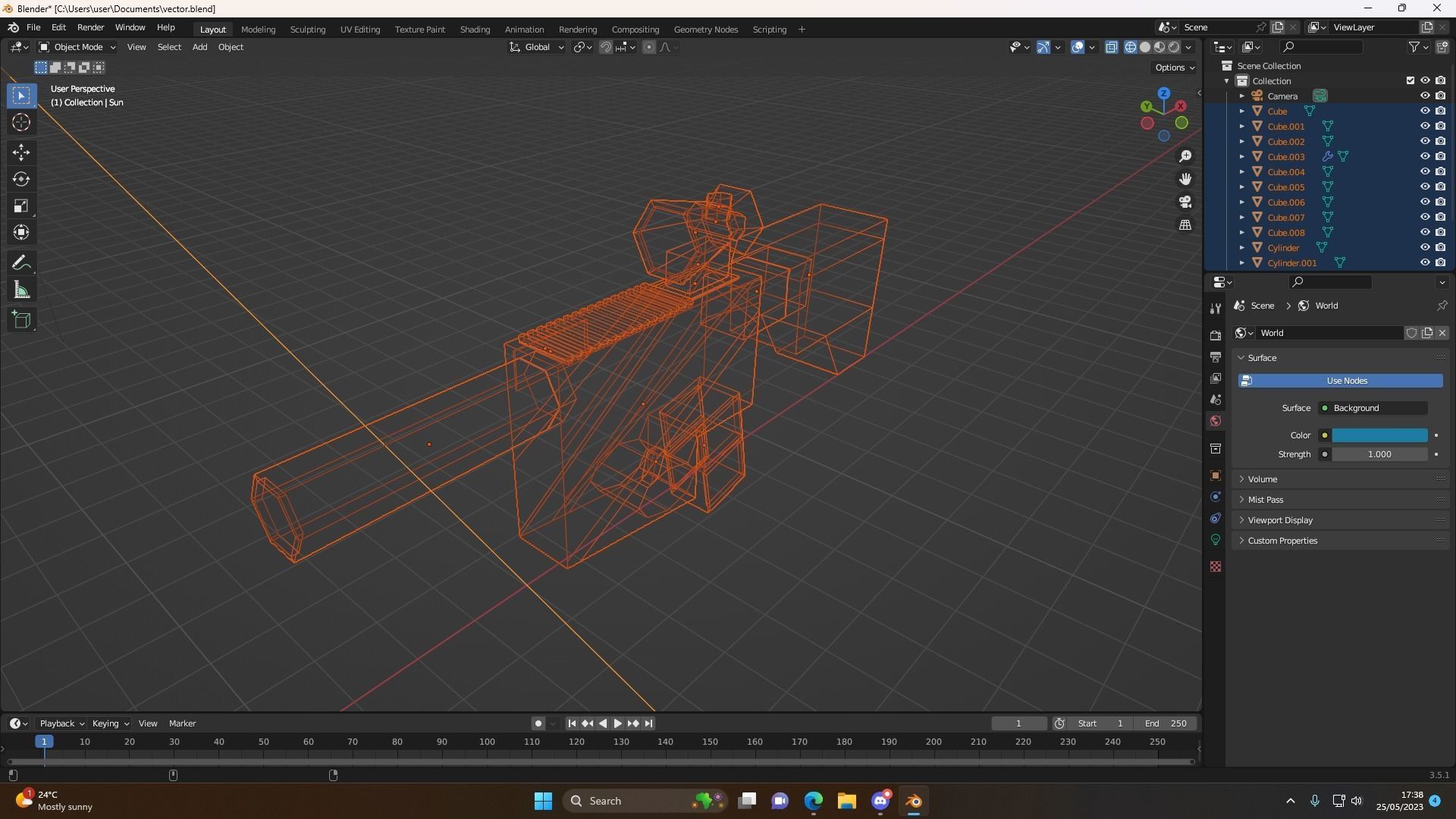 Vector Free low-poly 3D model_7