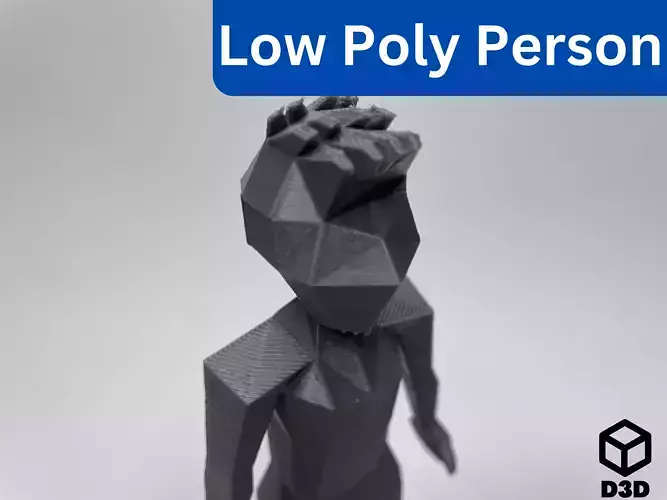 Low Poly Person Free low-poly 3D model