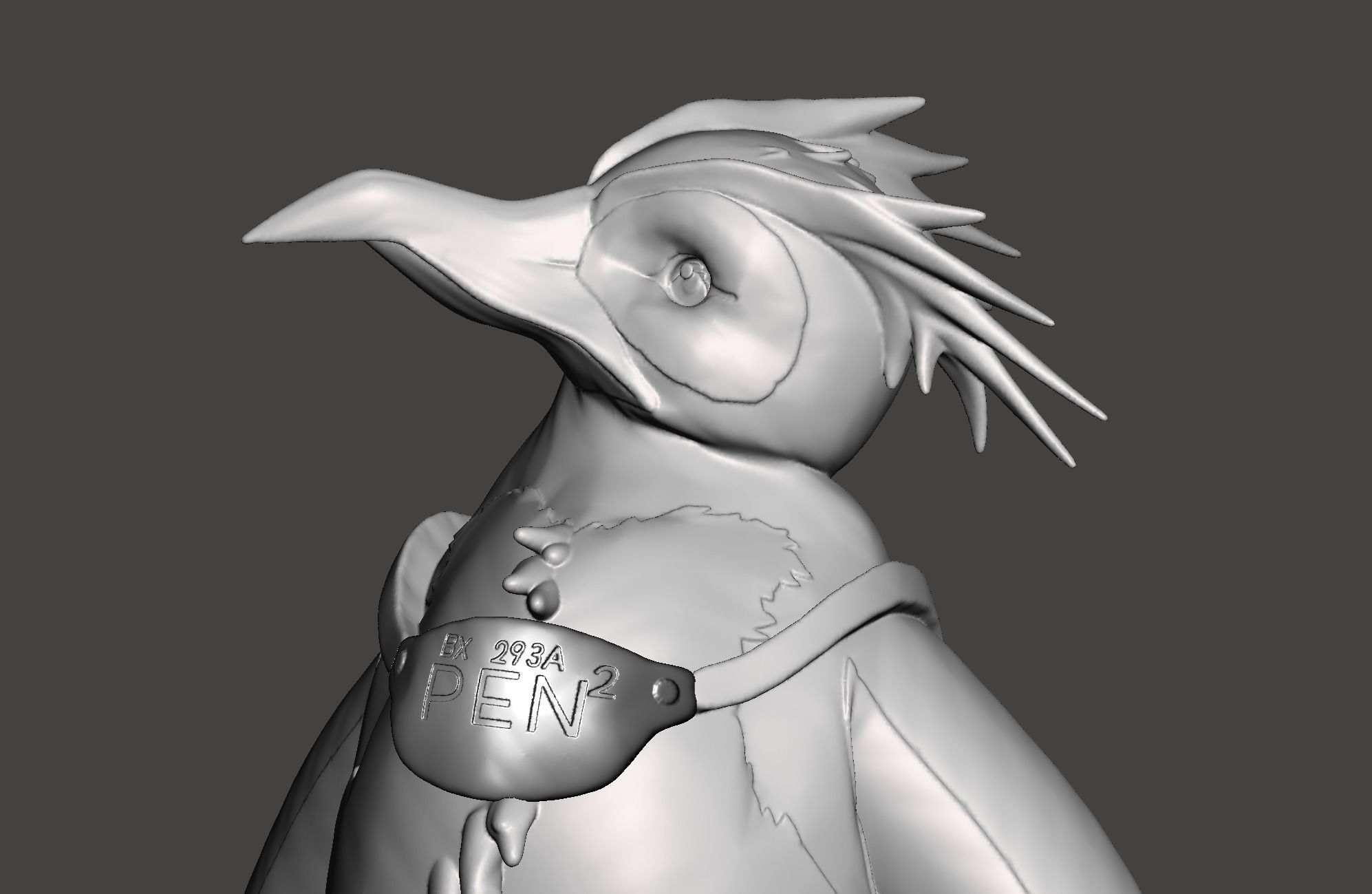 PENPEN - EVANGELION NEON GENESIS PEN2 EVA PENGUIN - HI-POLY STL 3D print model_16