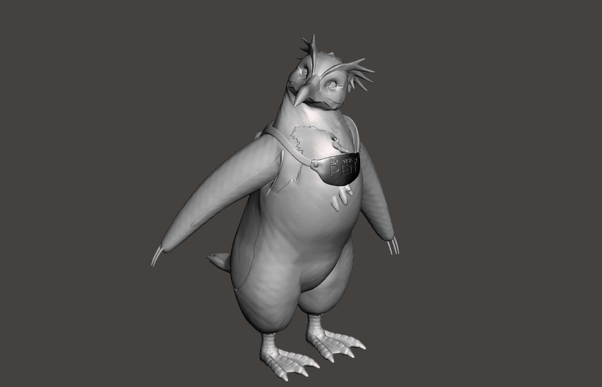 PENPEN - EVANGELION NEON GENESIS PEN2 EVA PENGUIN - HI-POLY STL 3D print model_12