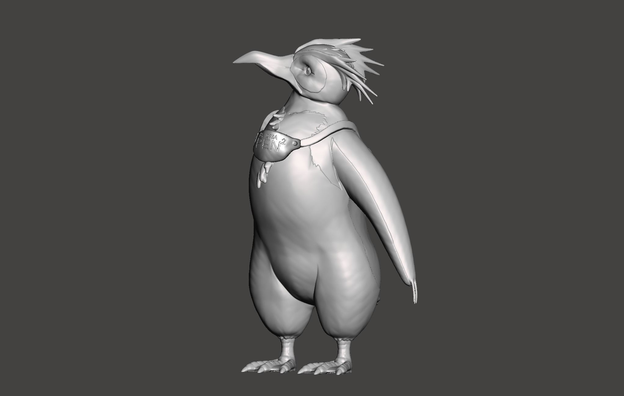 PENPEN - EVANGELION NEON GENESIS PEN2 EVA PENGUIN - HI-POLY STL 3D print model_13